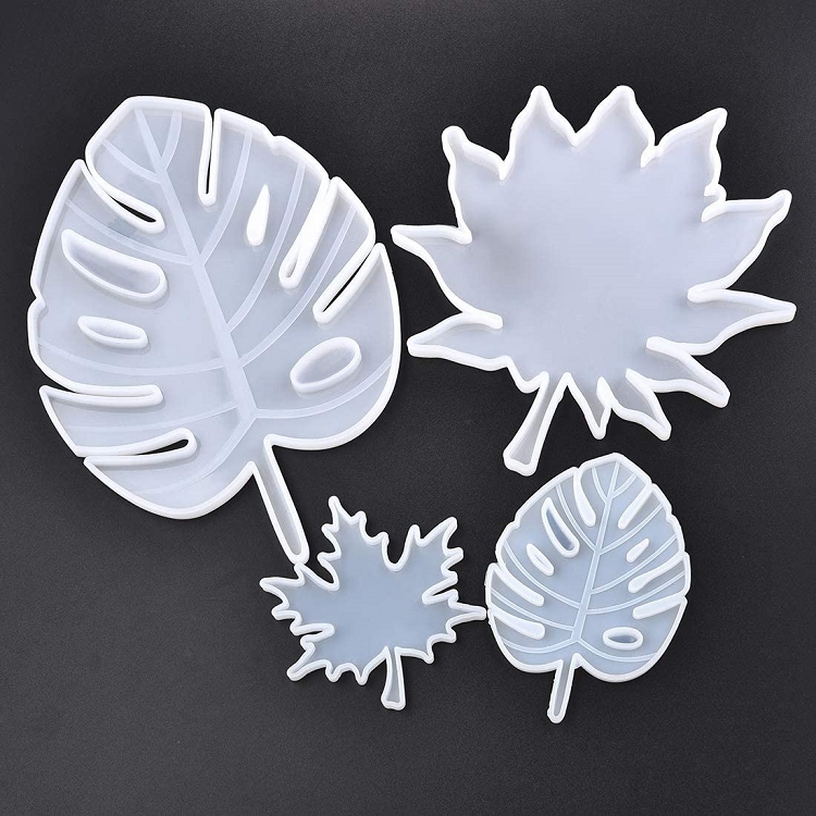 1Pcs Maple Leaf Silicone Molds Palm Epoxy Resin Molds Casting Coaster DIY Coasters Mould Jewelry Making Tools